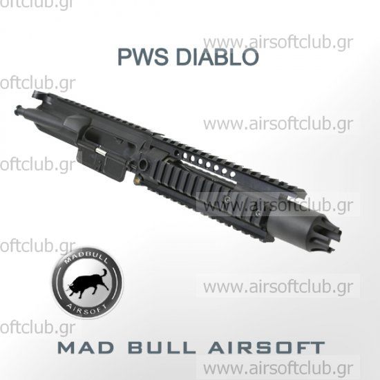 PWS Licensed Diablo Includes: Rail handguard RIS, Compensator, O